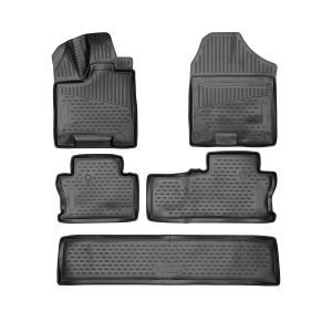 Honda Ridgeline Floor Mats - Omac - Rubber TPE, 5 Pcs - Black - 2017-2025